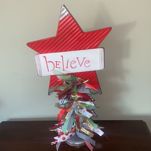 Deb Peters ⭐️ Holiday “believe” Star Stand ⭐️ - Picture 6 of 8